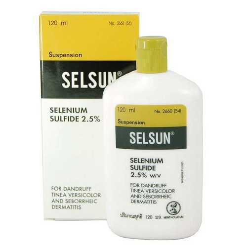 shampooing antipelliculaire pour le traitement de la dermatite séborrhéique au selsun1
